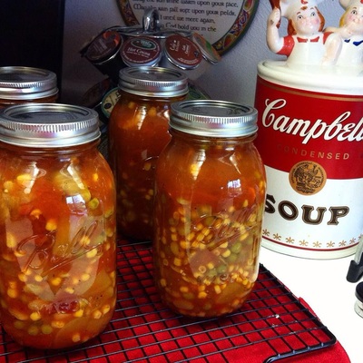 Farmer's Market Vegetable Soup - CANNING AND COOKING AT HOME